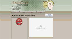 Desktop Screenshot of myembellishsalon.com